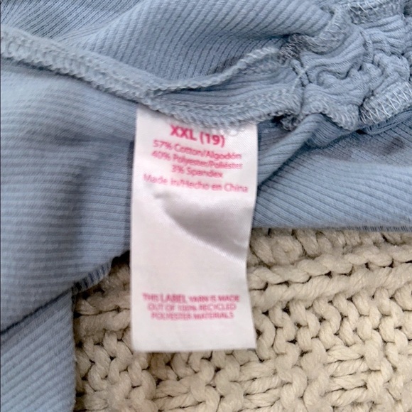 No boundaries blue boho Graphic ribbedTank size XXlarge - Picture 2 of 3